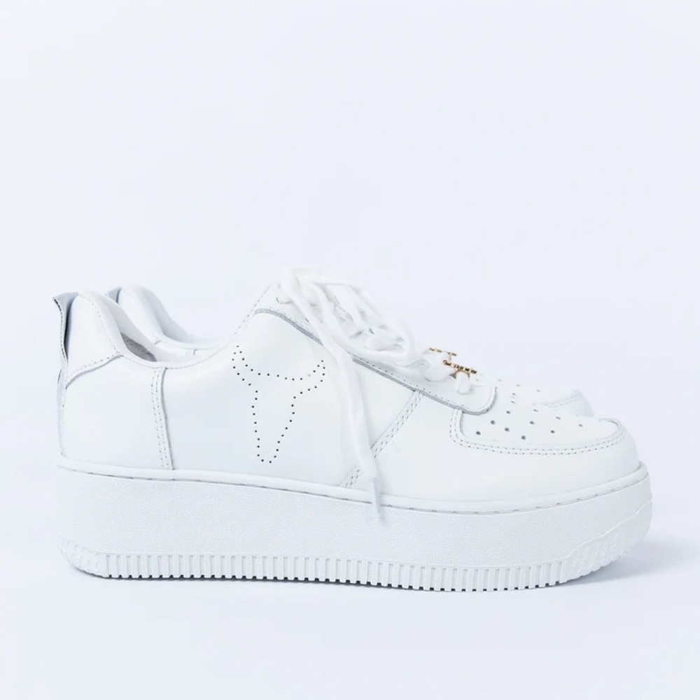 WINDSOR SMITH WHITE RACERR SNEAKERS - Princess Polly